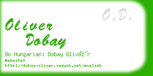 oliver dobay business card